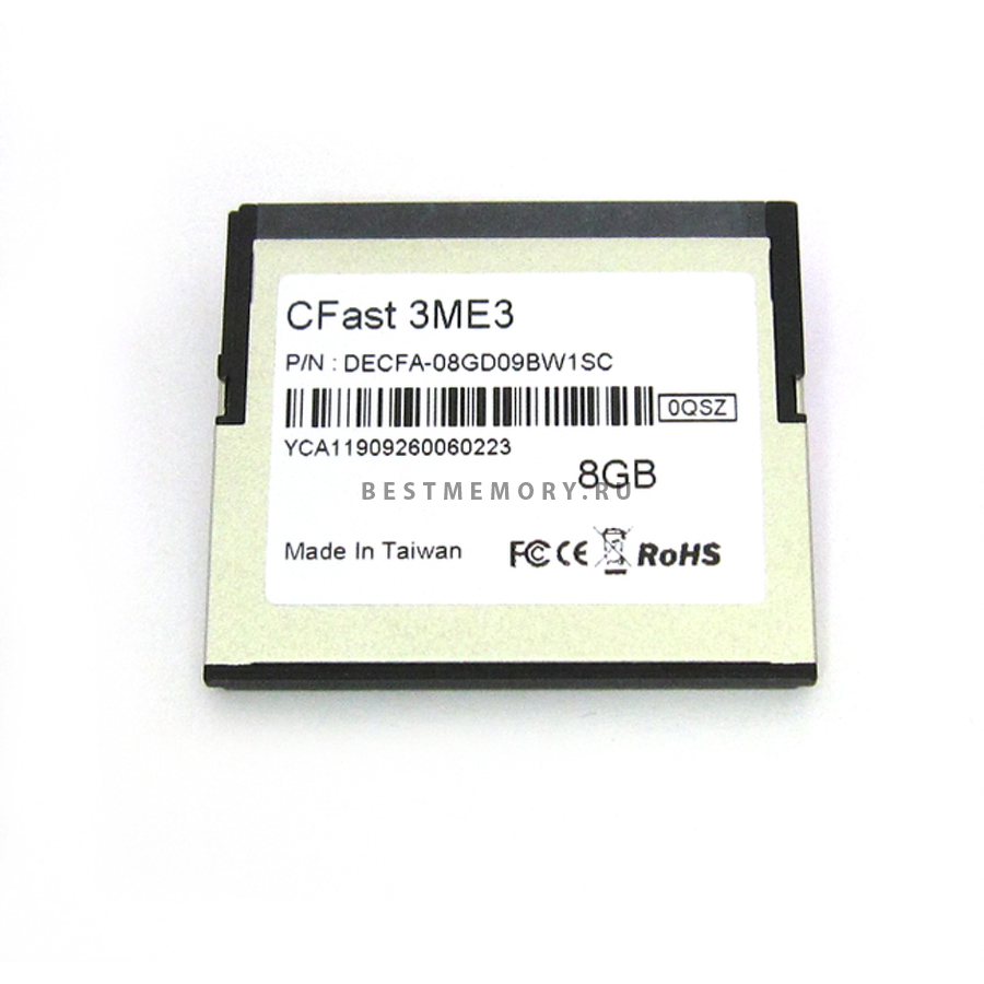 Карта памяти CFast 8Gb, 3ME3, MLC, Innodisk от Innodisk -  DECFA-08GD09BW1SC, в Москве